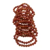 Red bead bracelet, natural crystal necklace, fashionable accessory, gift for girls Item Picture